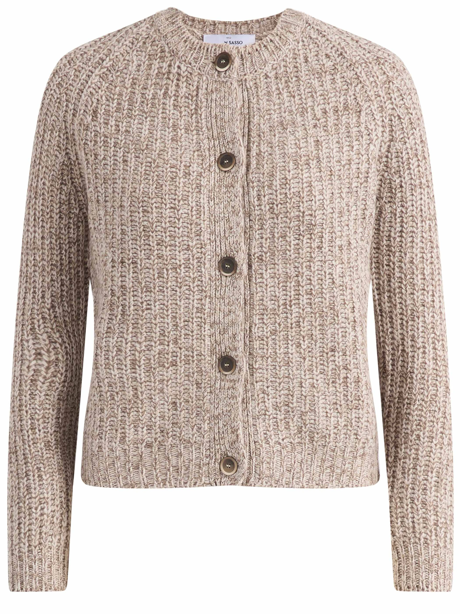 Maglia coreana Gran Sasso in lana beige