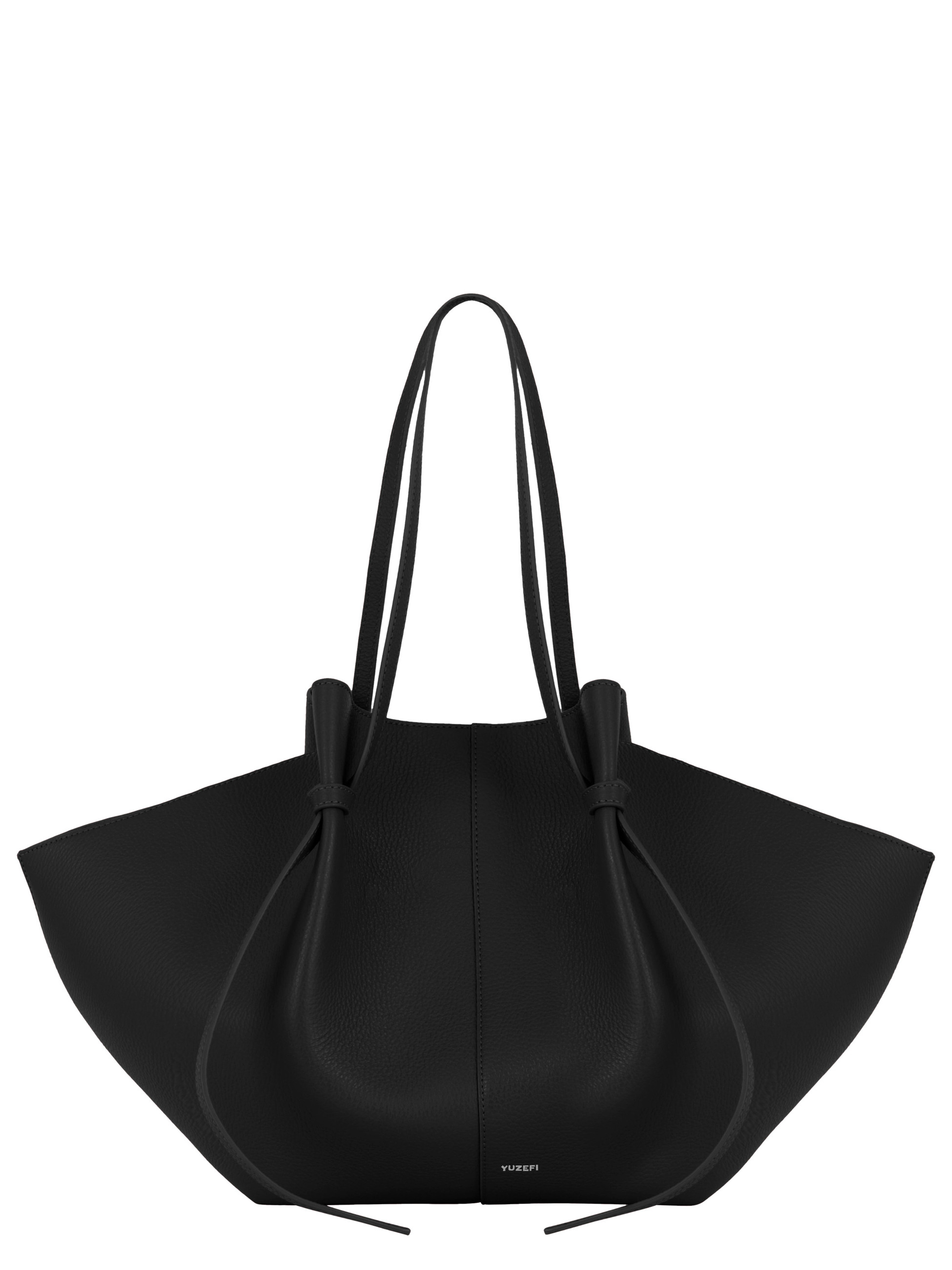  Borsa Yuzefi Mochi Large in pelle nera