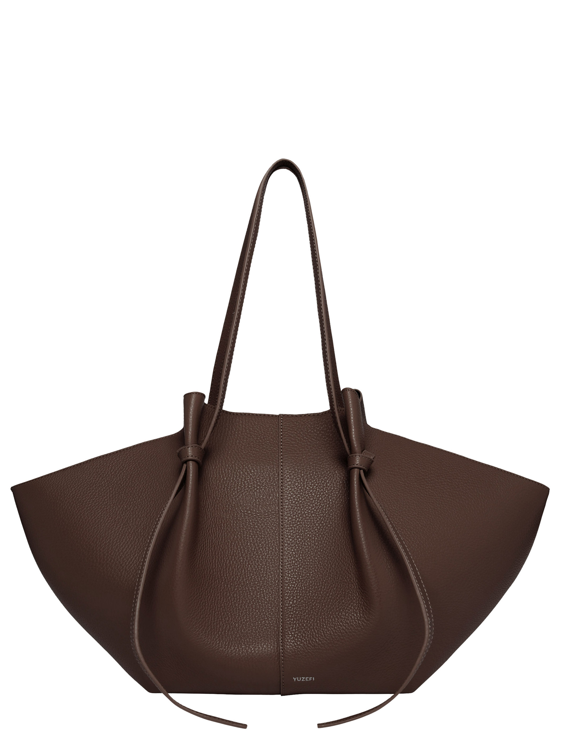 Borsa Yuzefi Mochi Large in pelle espresso