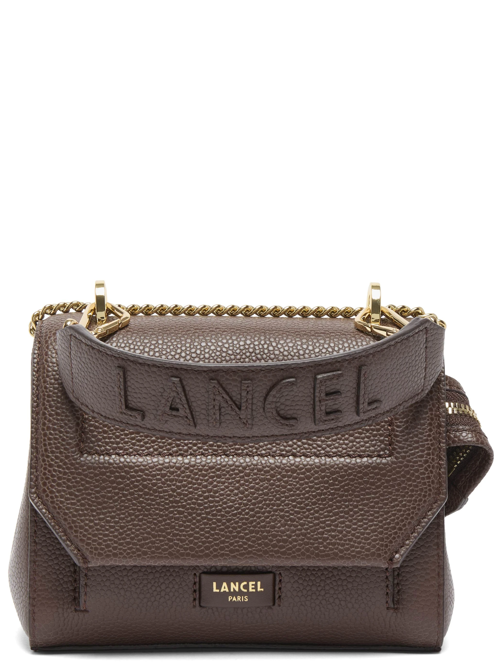 Borsa Lancel Ninon in pelle marrone Cocco