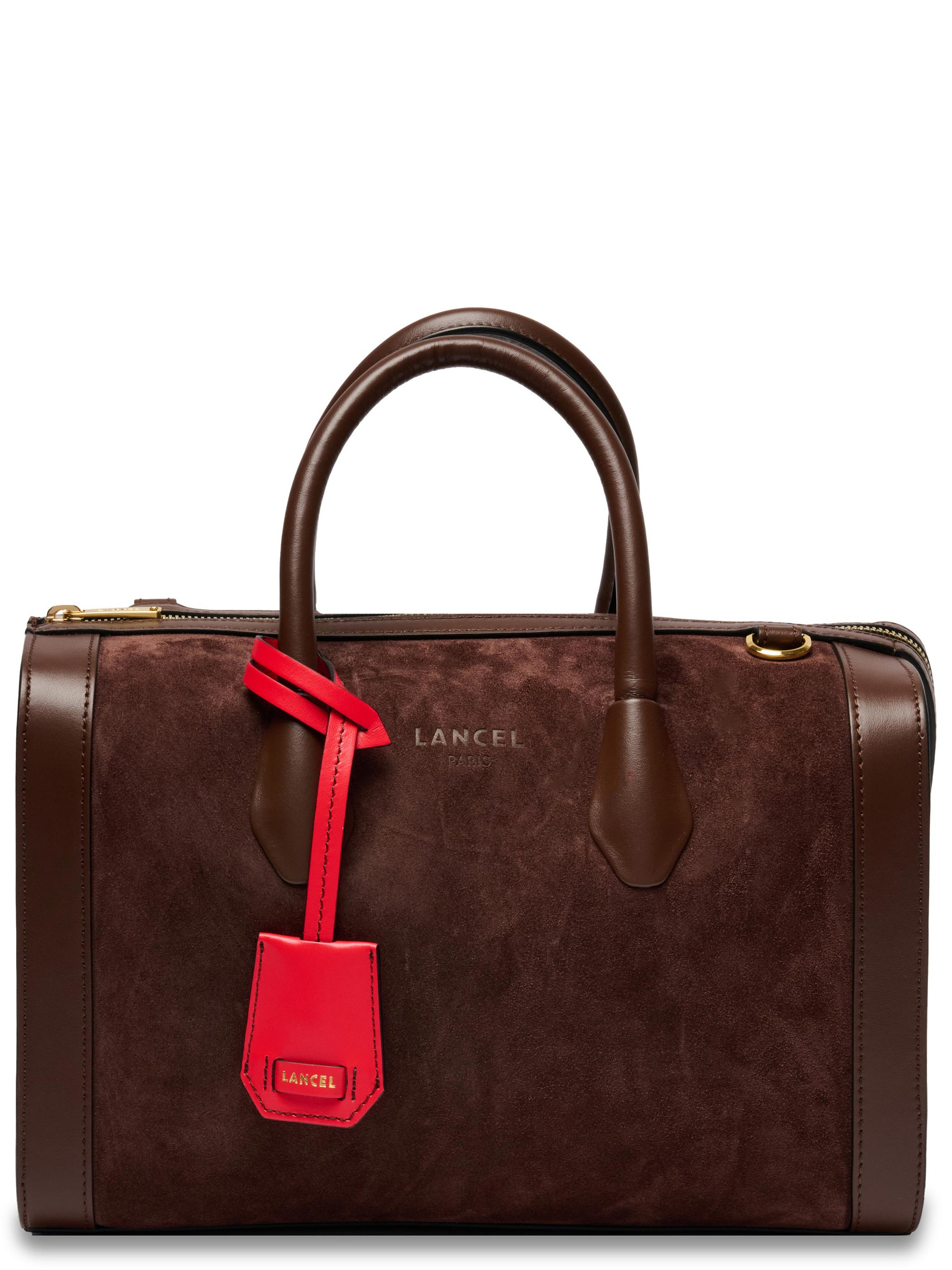 Borsa Lancel BCBG M in pelle marrone Coconut 