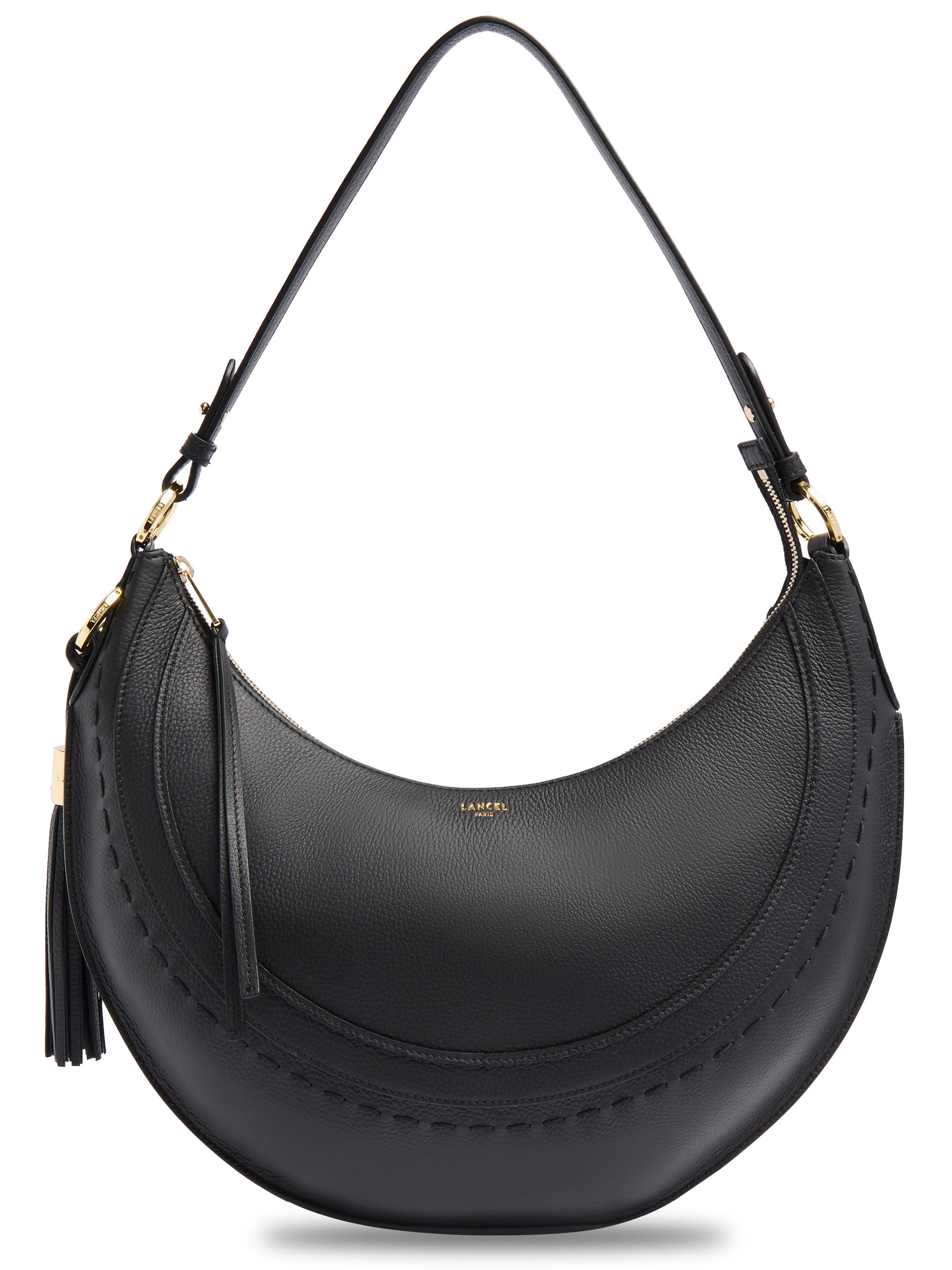 Borsa Lancel Hoboheme Medium in pelle nera
