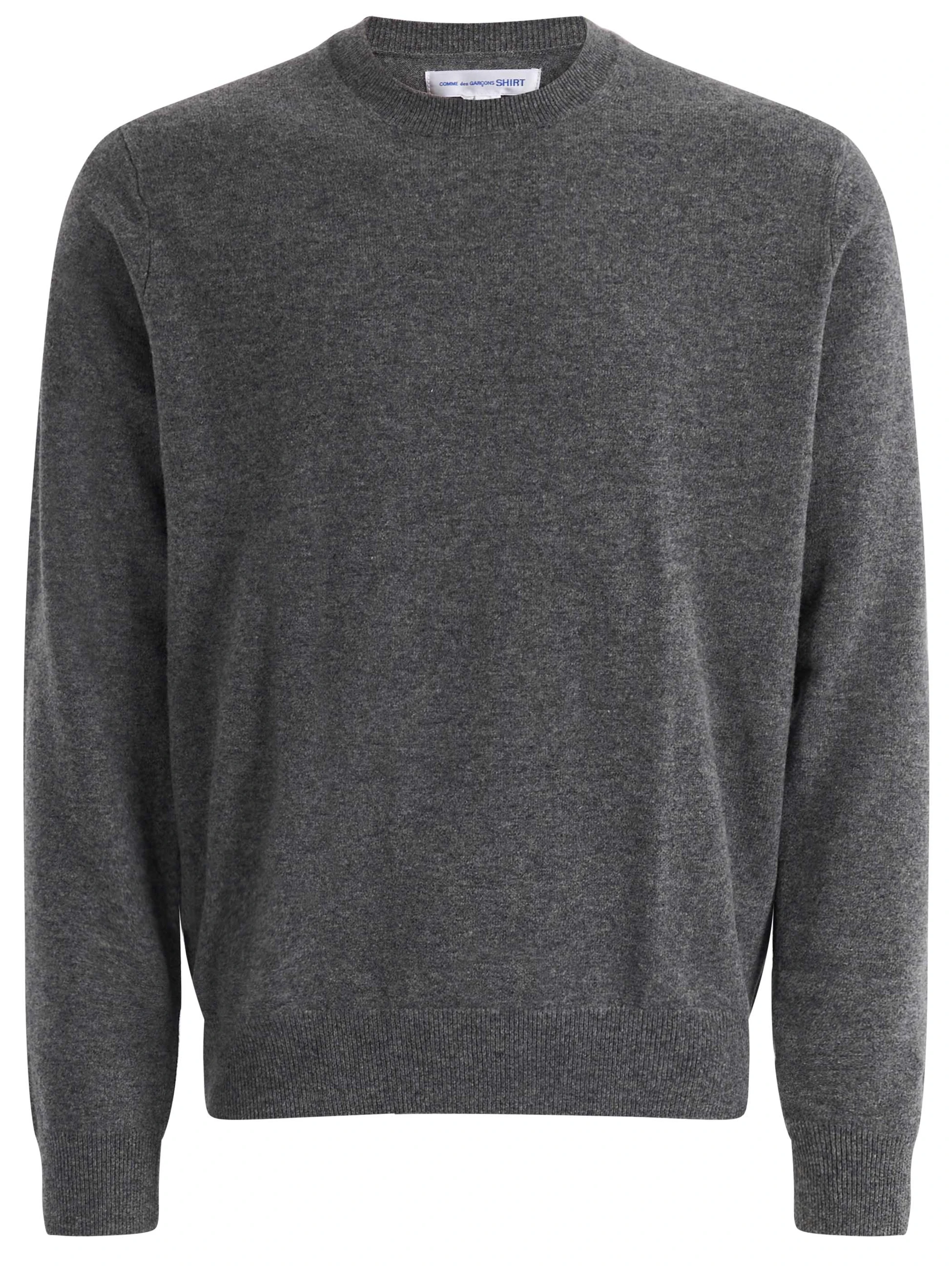 Maglione Comme Des Garçons Shirt in lana grigia