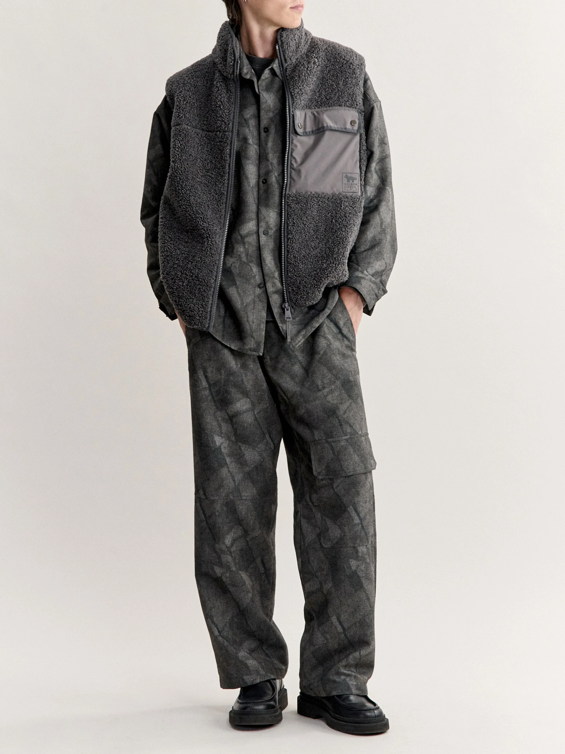 FLEECE SLEEVELESS JACKET MRMWV12WM2046-0438