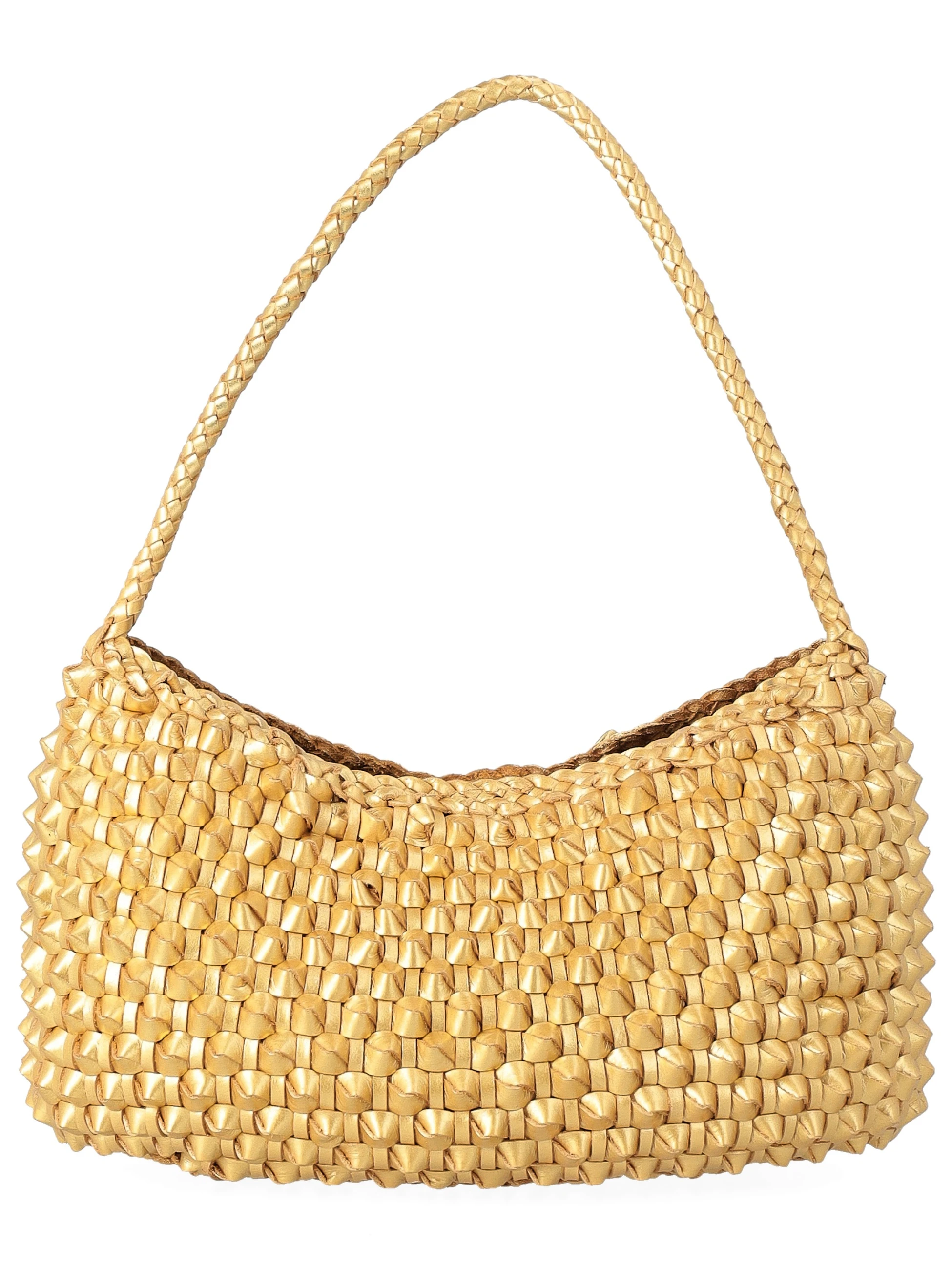 Borsa Dragon Diffusion Basil Cactus in pelle oro
