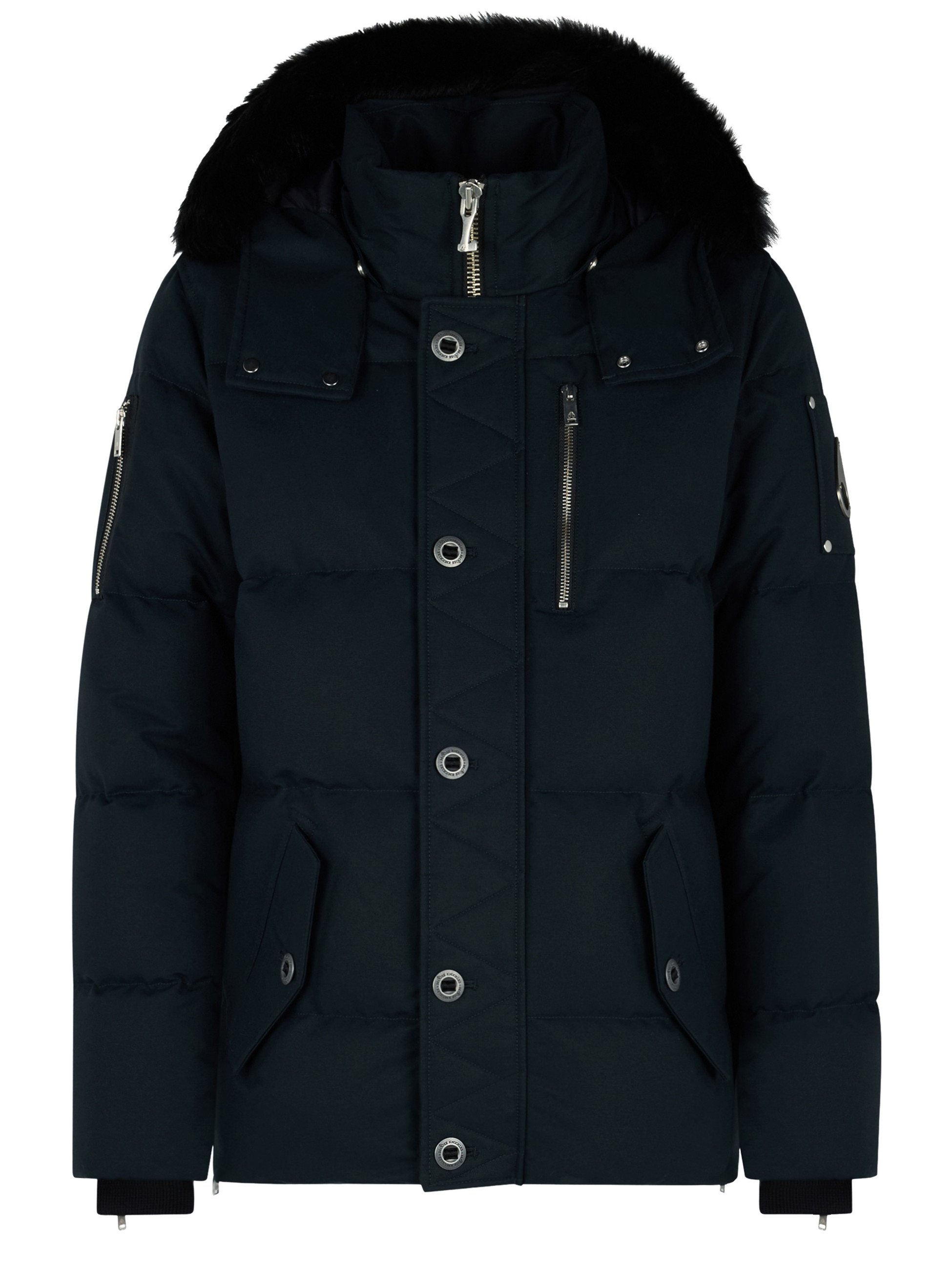 Piumino Moose Knuckles Original 3Q Down Jacket in cotone e nylon navy-black 