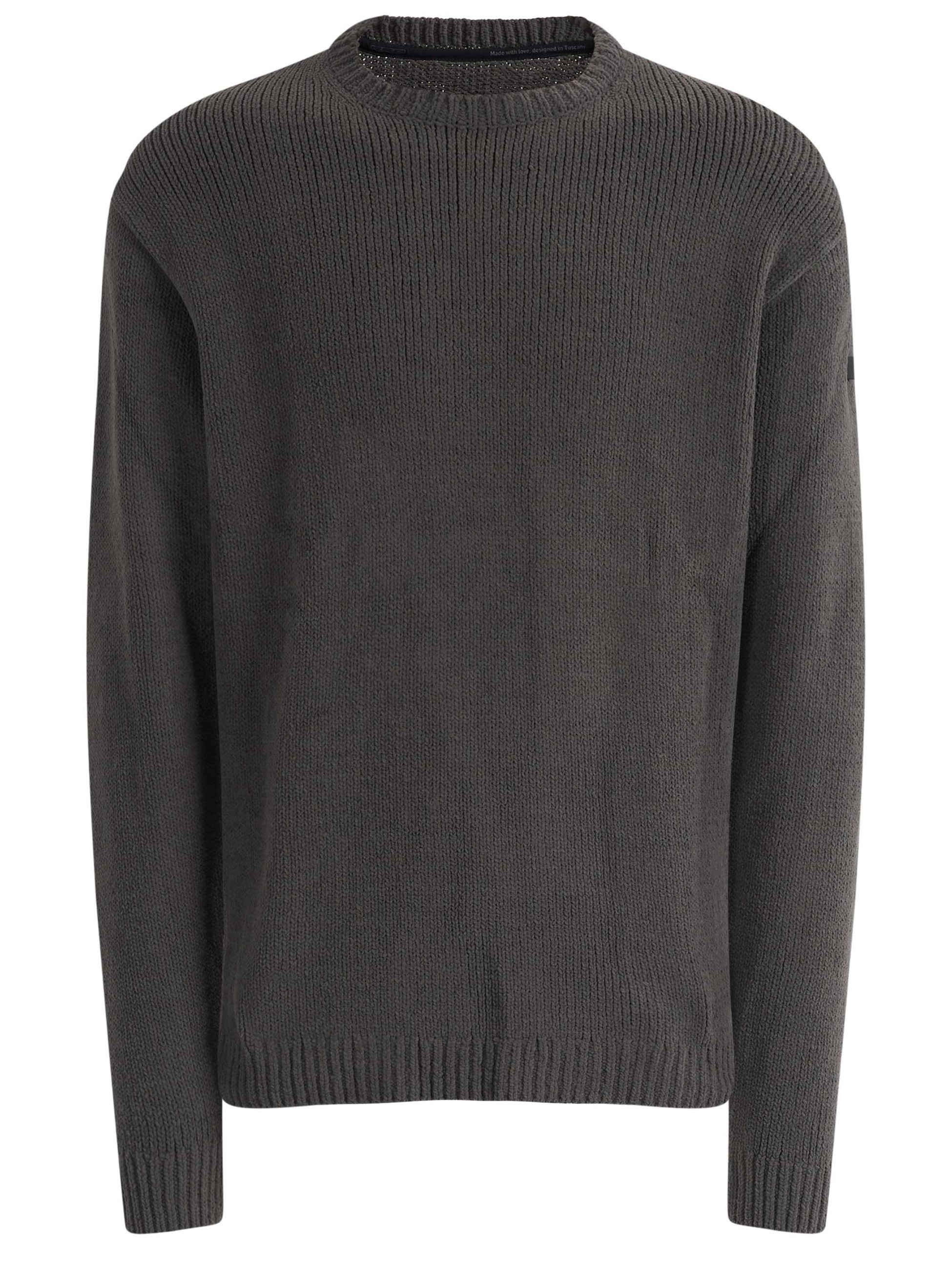 Maglione RRD Cinematt Round Knit in tessuto stretch grigio