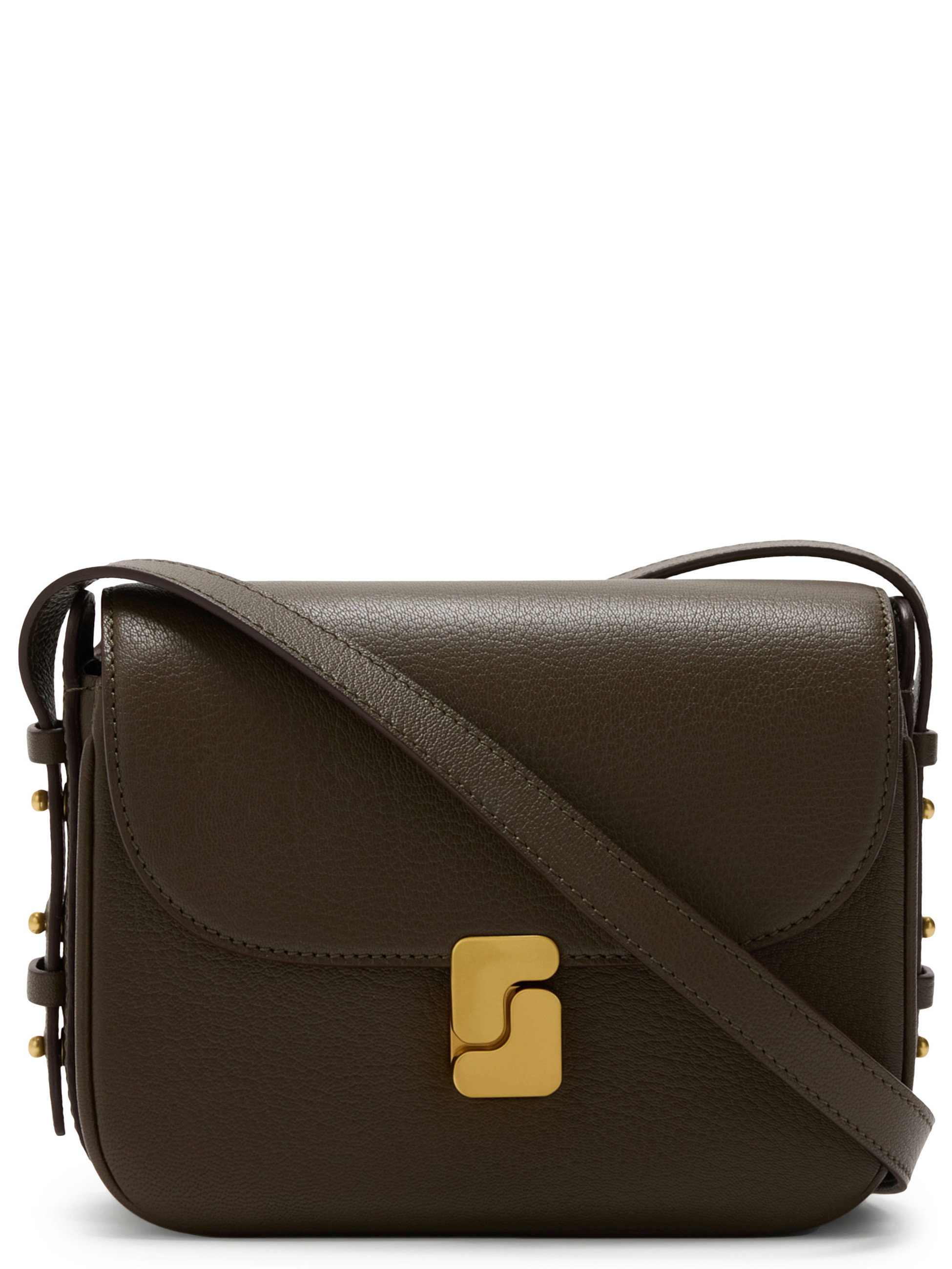 Borsa Soeur Bellissima Mini in pelle kaki