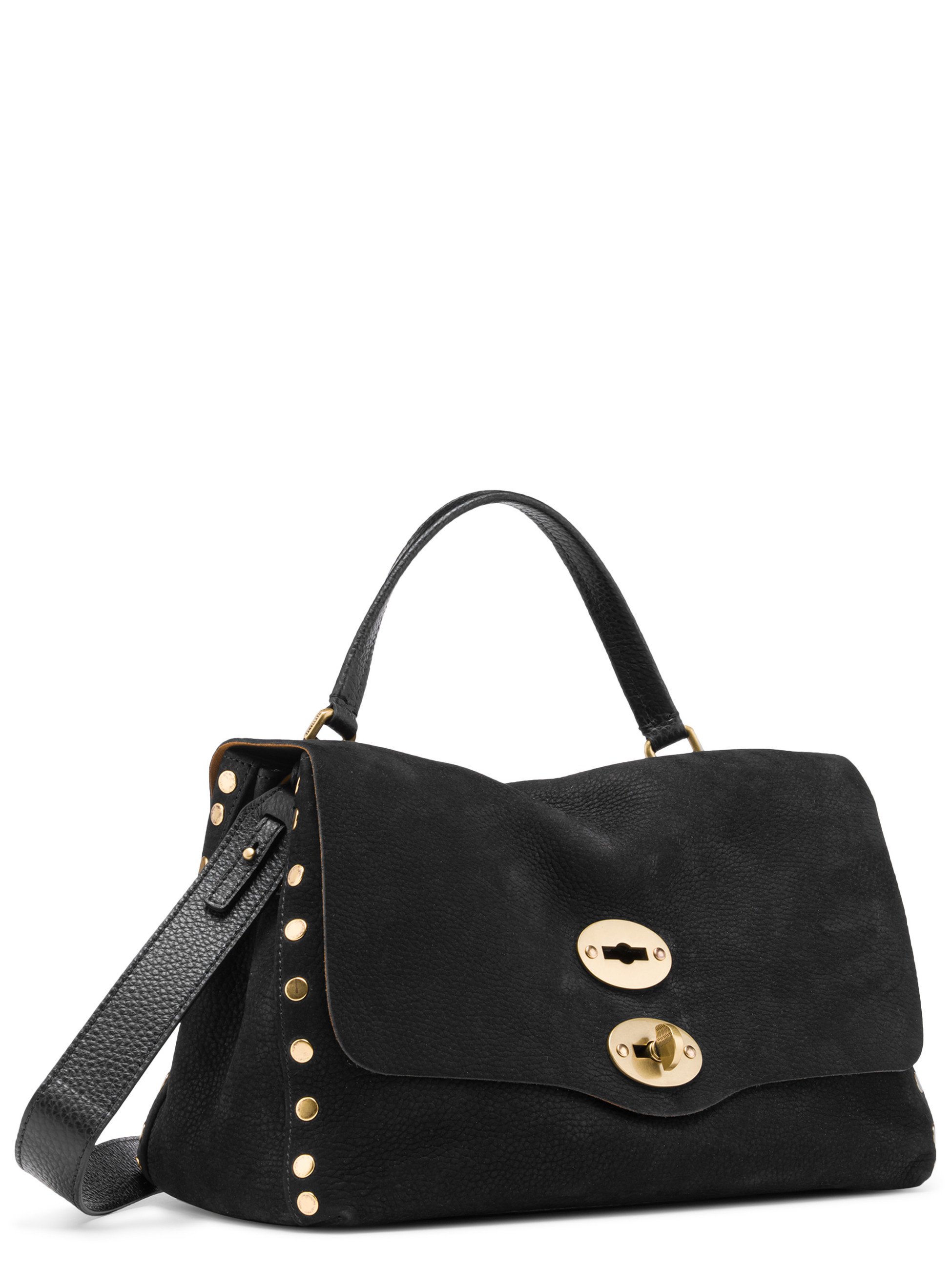 Zanellato Postina Jones S Bag in Black Nubuck | H-Brands