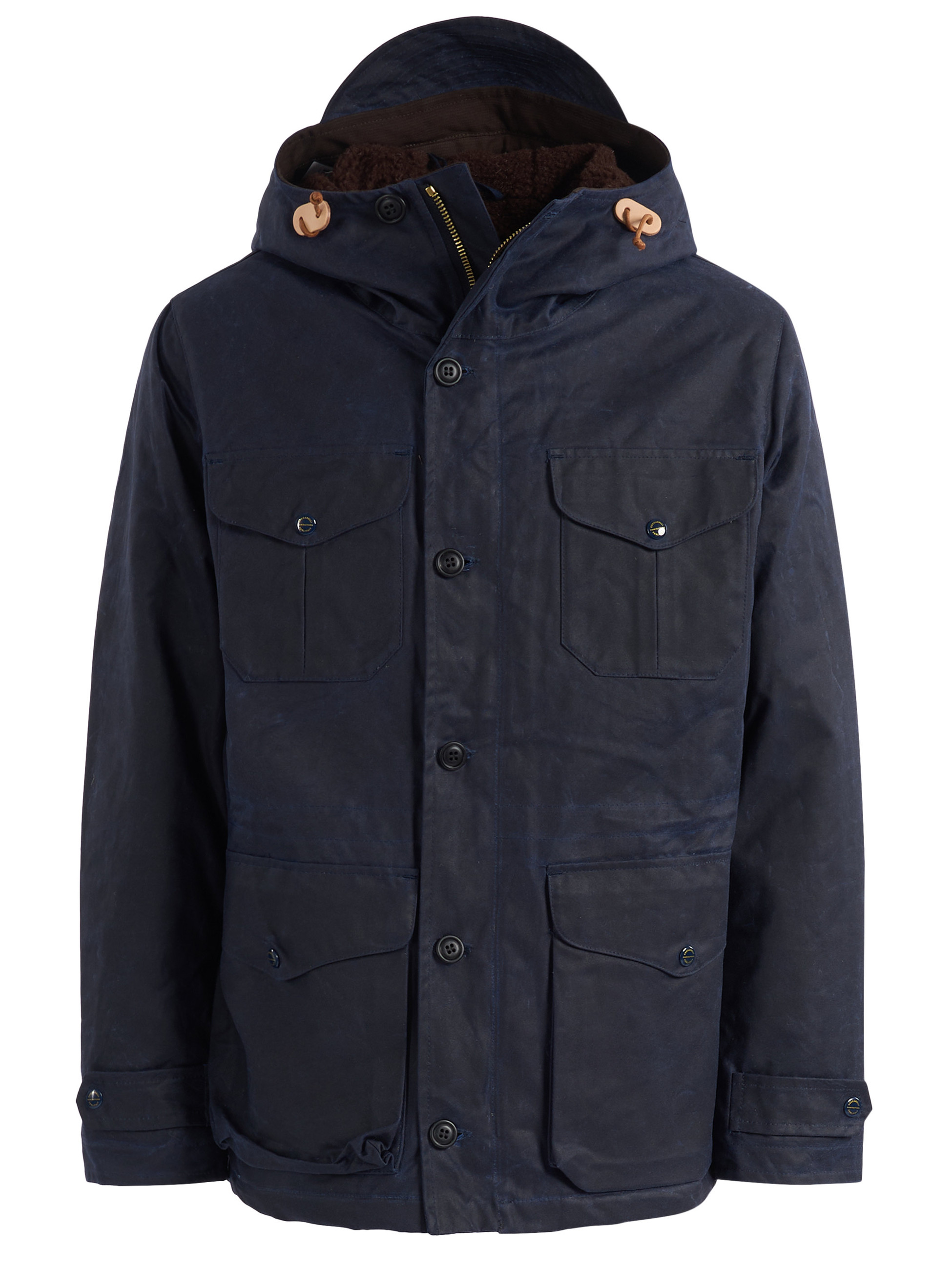 Parka Manifattura Ceccarelli Teddy Lined Weekender blu navy
