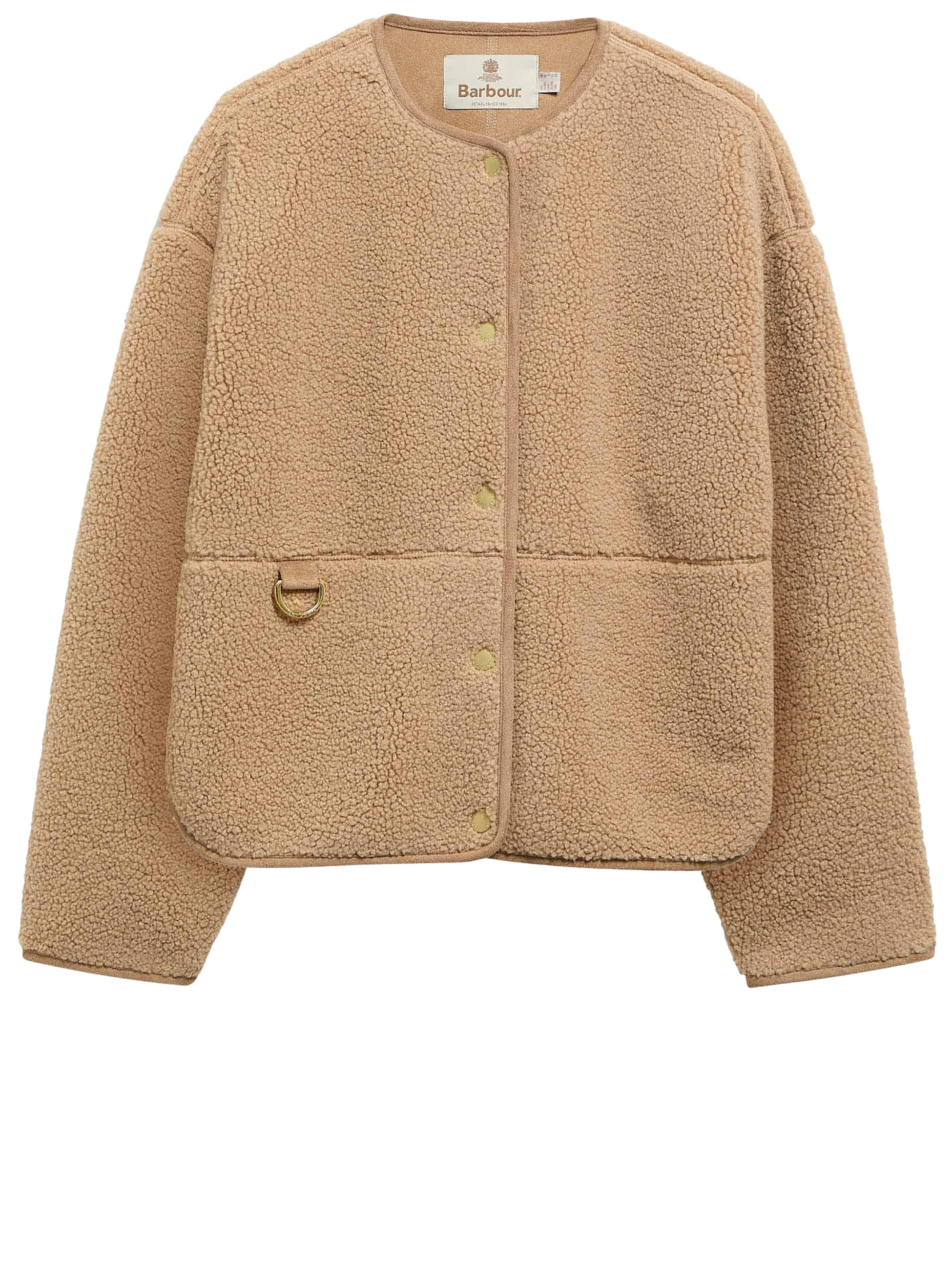 Giacca Barbour Maplewood in pile beige