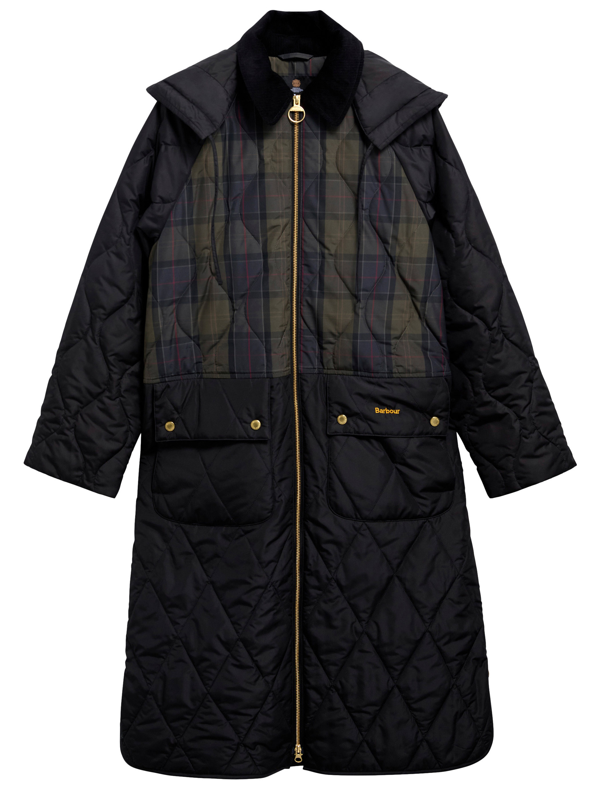 Giacca Barbour Osbourne in poliestere riciclato nero