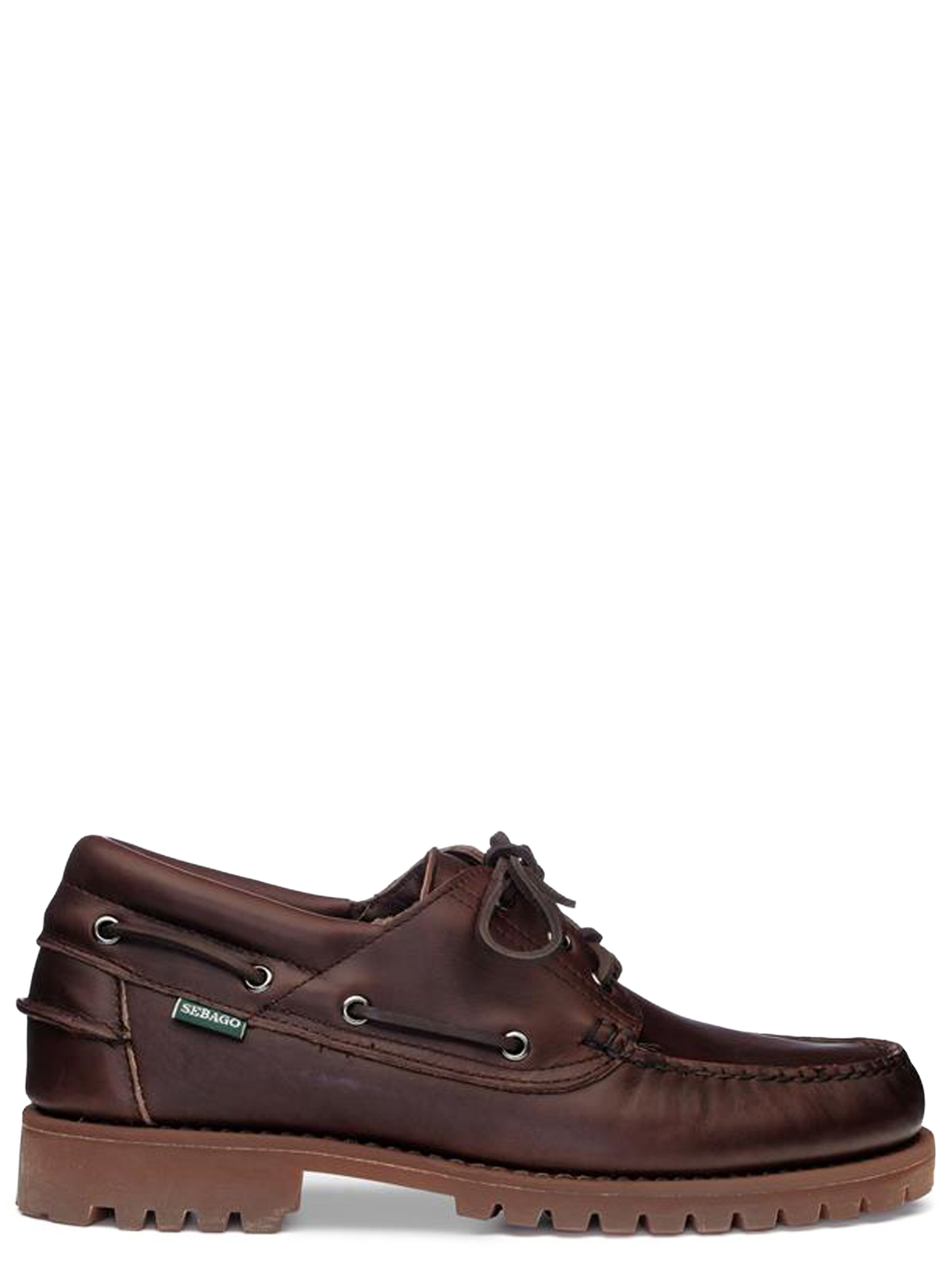 Mocassini Sebago Acadia in pelle marrone
