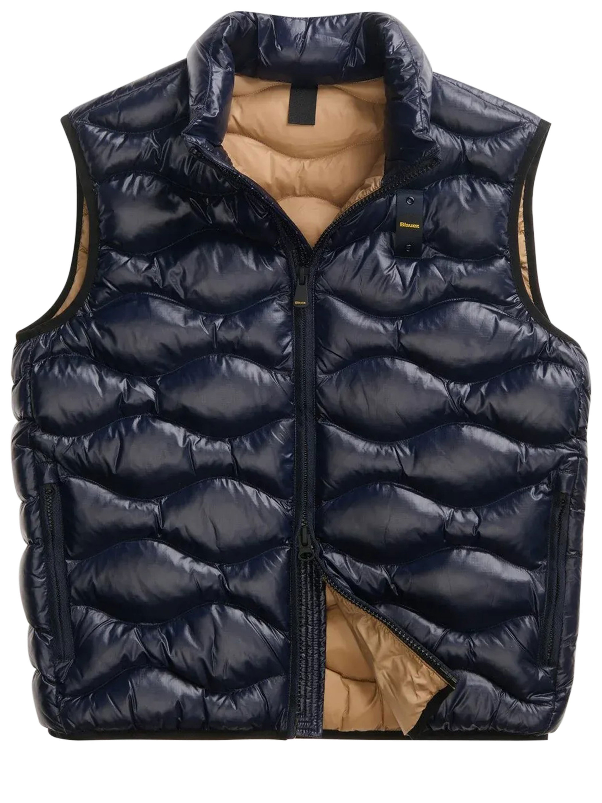 Gilet Blauer Danny in nylon blu