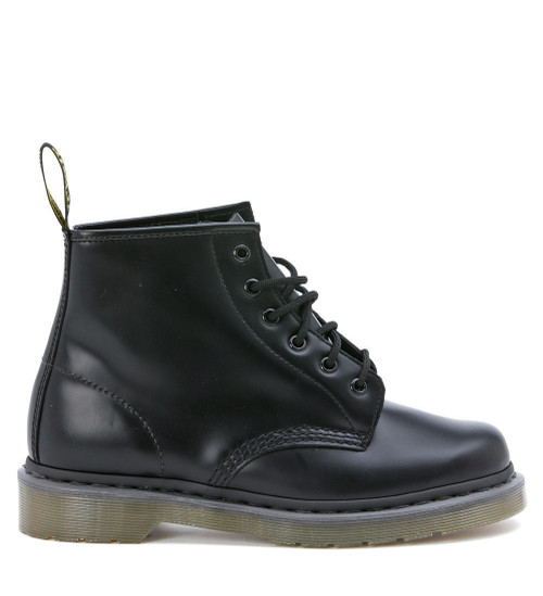 Combat boot Dr. Martens 6-hole black leather