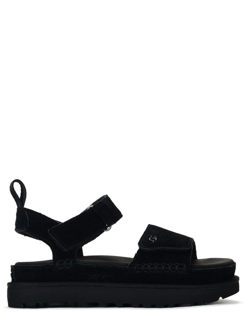Ugg Goldenstar black velvet sandal
