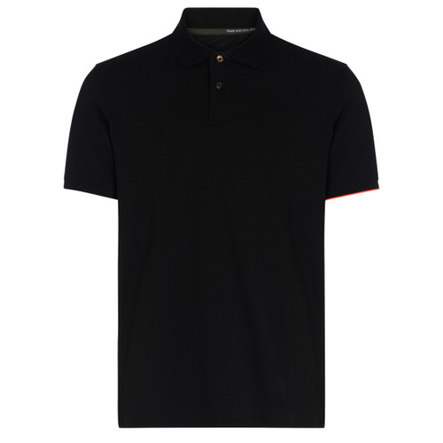 Polo RRD Shirty Macro in black technical fabric