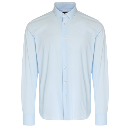 Camicia RRD in jacquard Oxford color azzurro