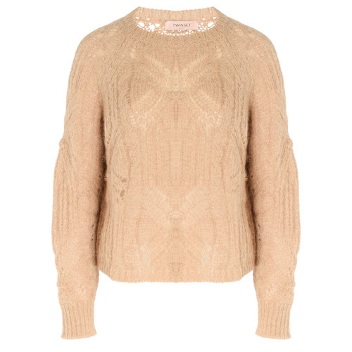 Maglione Twinset camel