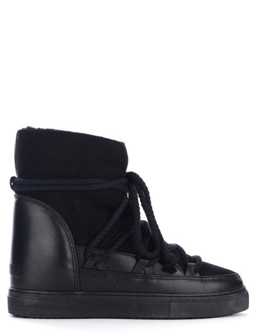 Boot Inuikii Sneaker Classic Wedge in black suede