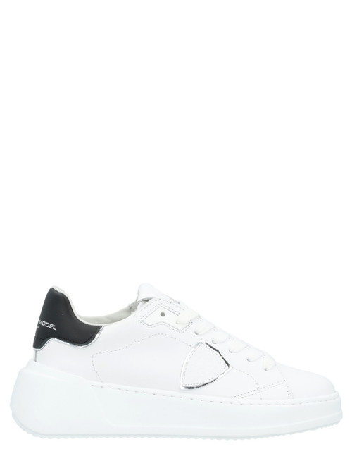 Sneaker Philippe Model Tres Temple Low bianca