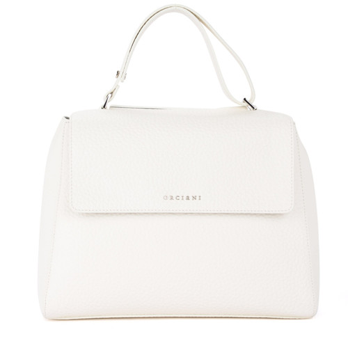 sveva medium w/strap white 1