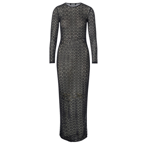 robe en maille noire 1