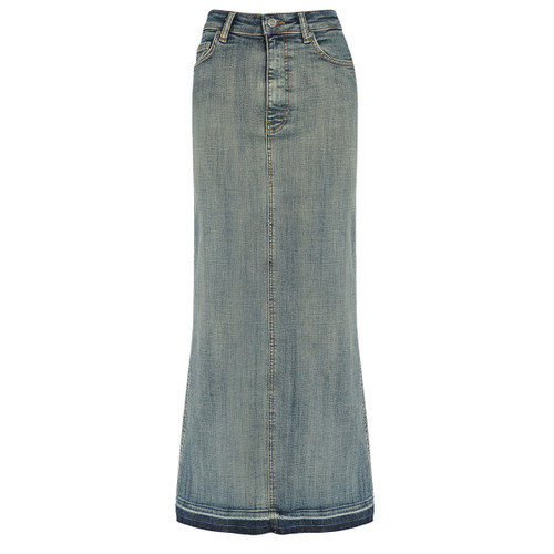 denim maxi skirt 1