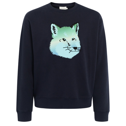 sweatshirt fox head navy 1
