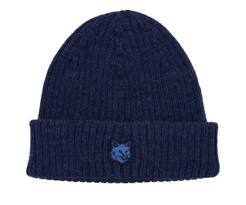 Casquette bleue Maison Kitsuné