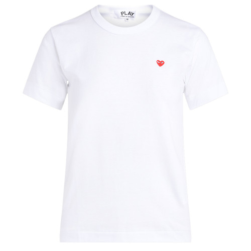 tshirt bianca cuore rosso 1