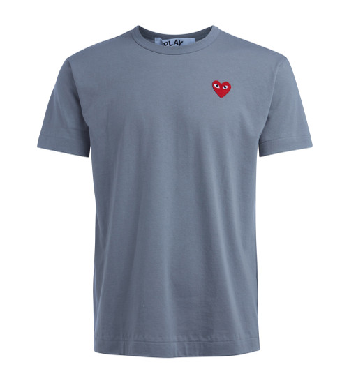 tshirt gris rouge cœur 1