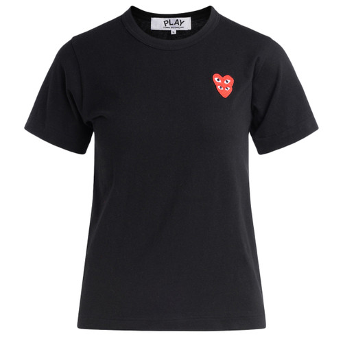 camiseta negra corazones superpuestos 1