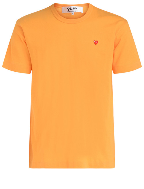 T-Shirt Comme Des Garçons PLAY gialla