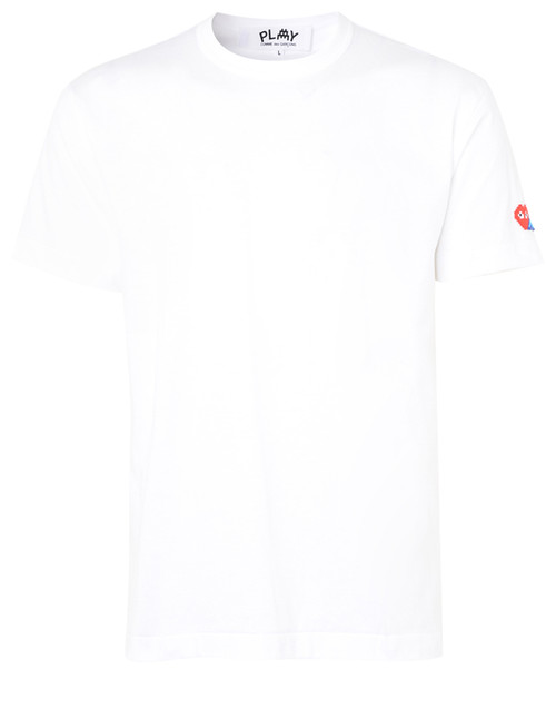 T-Shirt Comme des Garçons Play x Invader white