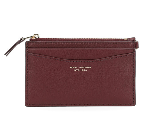 Marc Jacobs Brieftasche The Top Zip Wristlet bordeauxrot