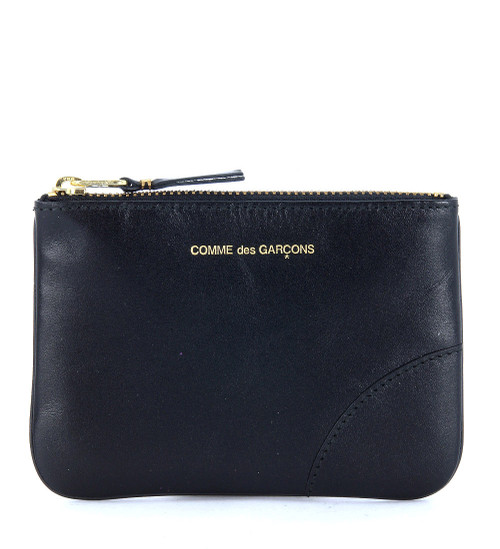 Sachet Comme des Garçons Wallet in black calfskin leather