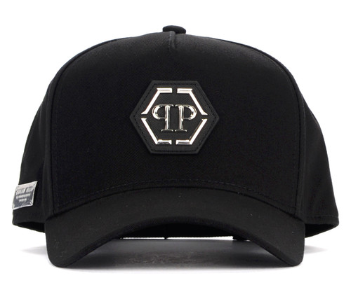 baseball cap hexagon black 1