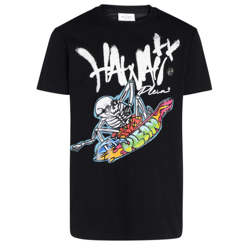 camiseta roundn ss havaii negro 1