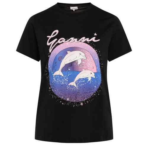 dolphin tshirt black 1