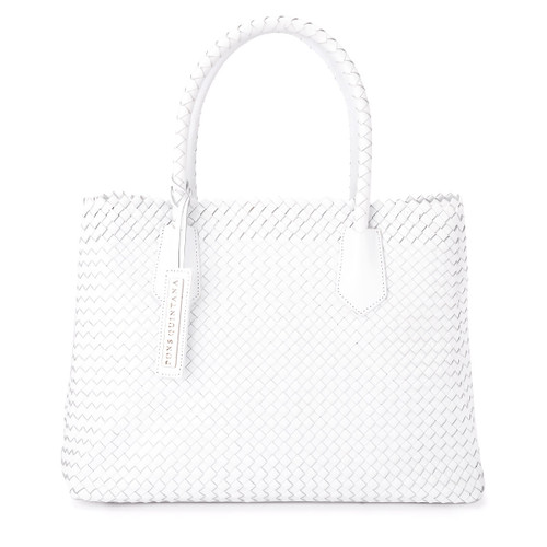 Bolso de hombro blanco 1