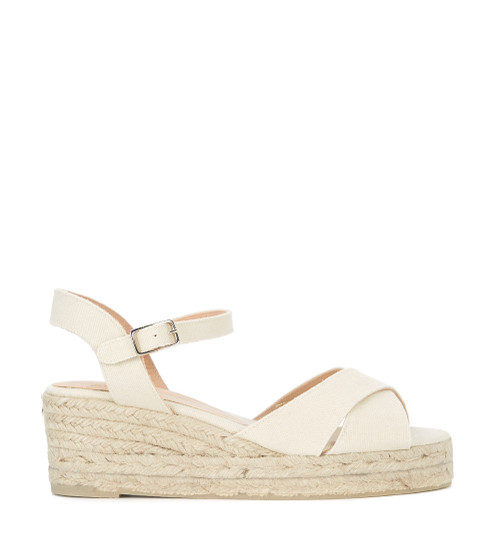 sandale wedge 3 cross ivory 1