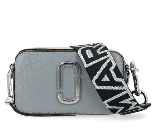 Bag Marc Jacobs The Snapshot in gray and black leather