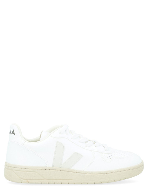 Sneaker Veja V-10 CWL in pelle vegana bianca