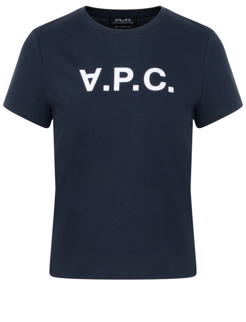 Women's T-Shirt A.P.C. made of blue cotton