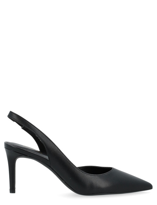 Michel Kors Alina slingback en piel negra