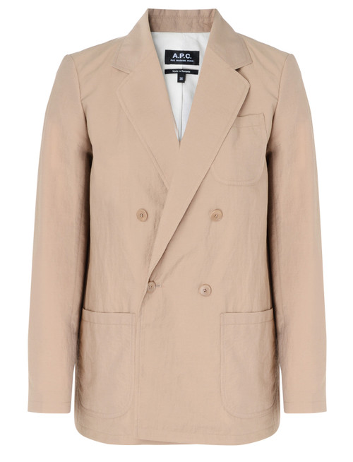 Blazer à double boutonnage A.P.C. Paris Hazel beige