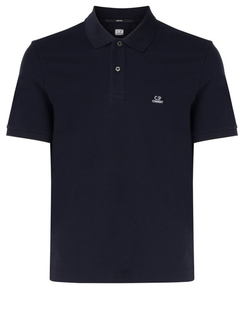 Polo C.P. Company in cotone stretch blu