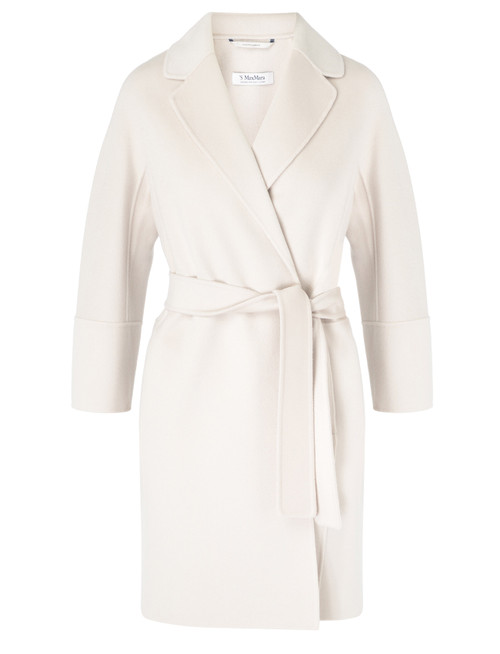 'S Max Mara Arona ivory coat