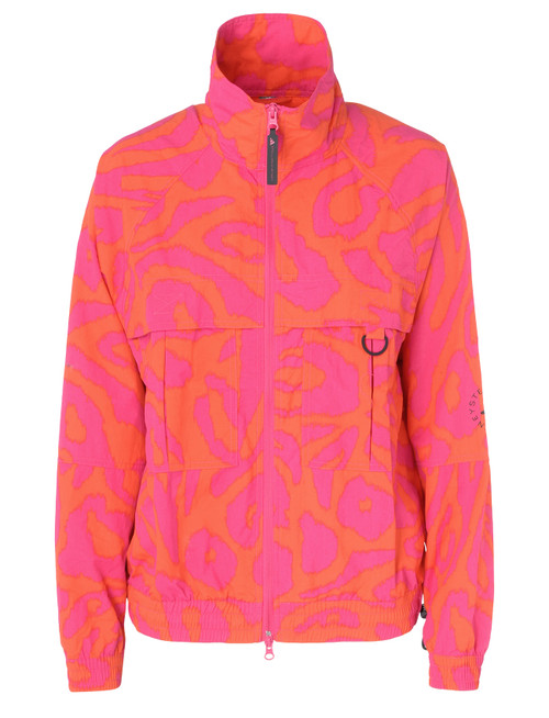 Jacket Adidas by Stella Mccartney zebra print orange